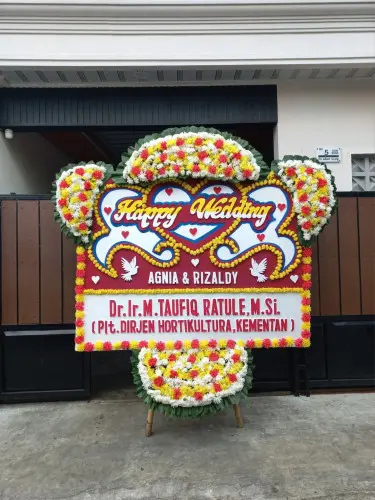 Papan Bunga Pernikahan kota bambu selatan