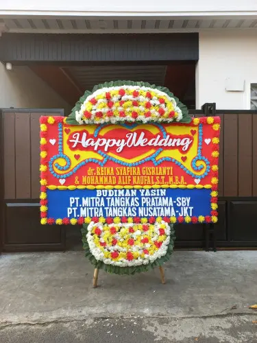 Papan Bunga Pernikahan kota bambu selatan